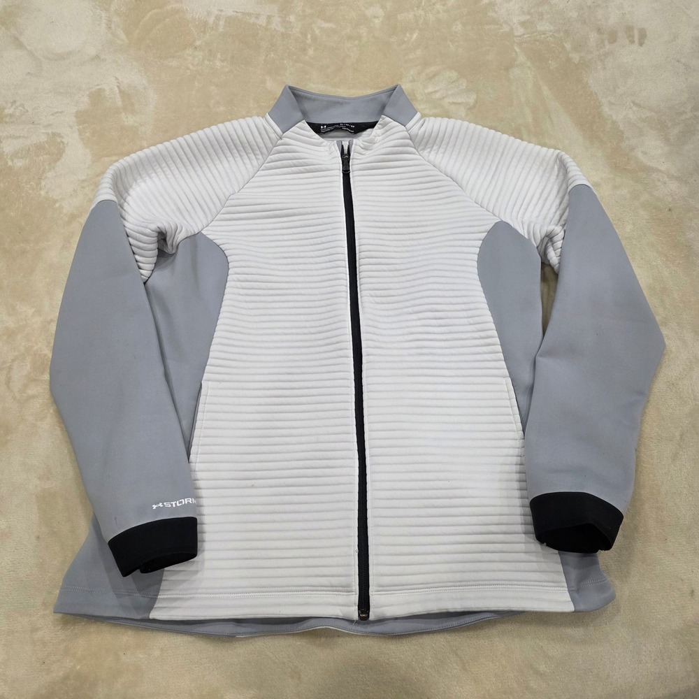 Under Armour Storm ColdGear Womens XL Full Zip Fitted Jacket Liberty Hills Golf